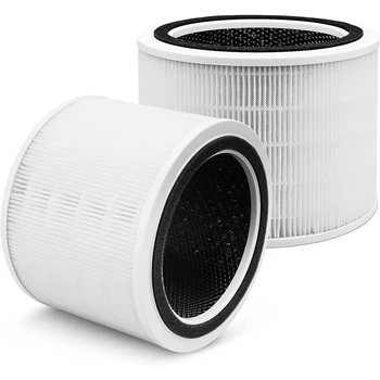 2pcs Replacement Filter Compatible for LEVOIT Core 200S Smart WiFi Air Purifier, Fit for Levoit Core 200s Replacement Filt