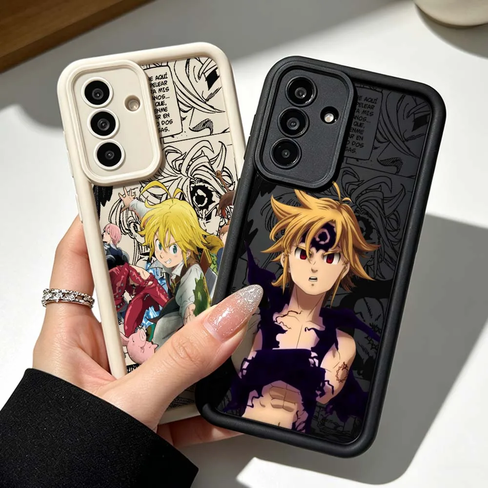 The Seven Deadly Sins Anime Phone Case For Samsung Galaxy A71 A57 A56 A55 A54 A53 A52s A17 A16 A06 Eye Ladder Silicone Cover