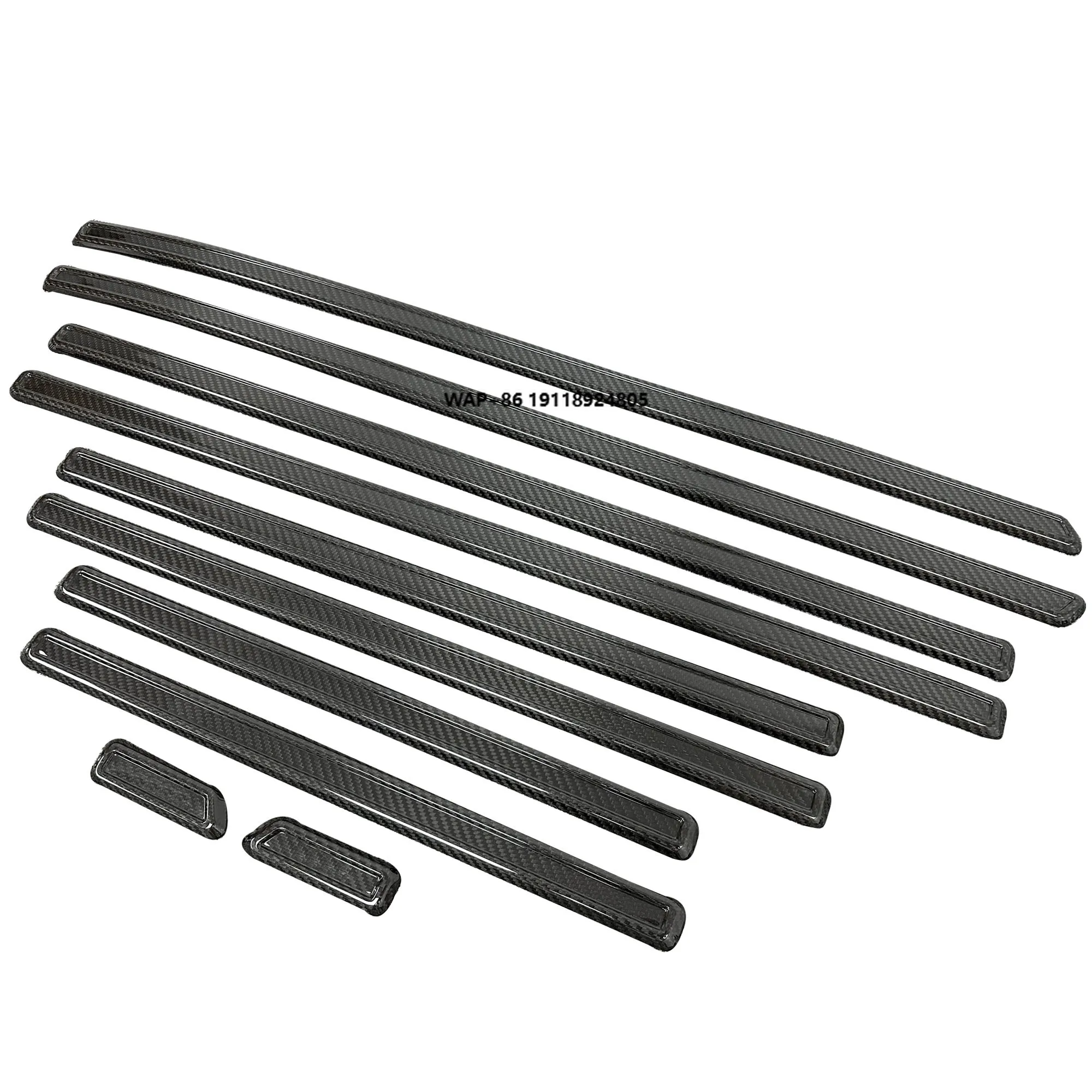 

Auto Parts Dry Carbon Fiber Side Molding Trims For G Wagon W464 G63 Body Kit G500 G550 Carbon Fiber
