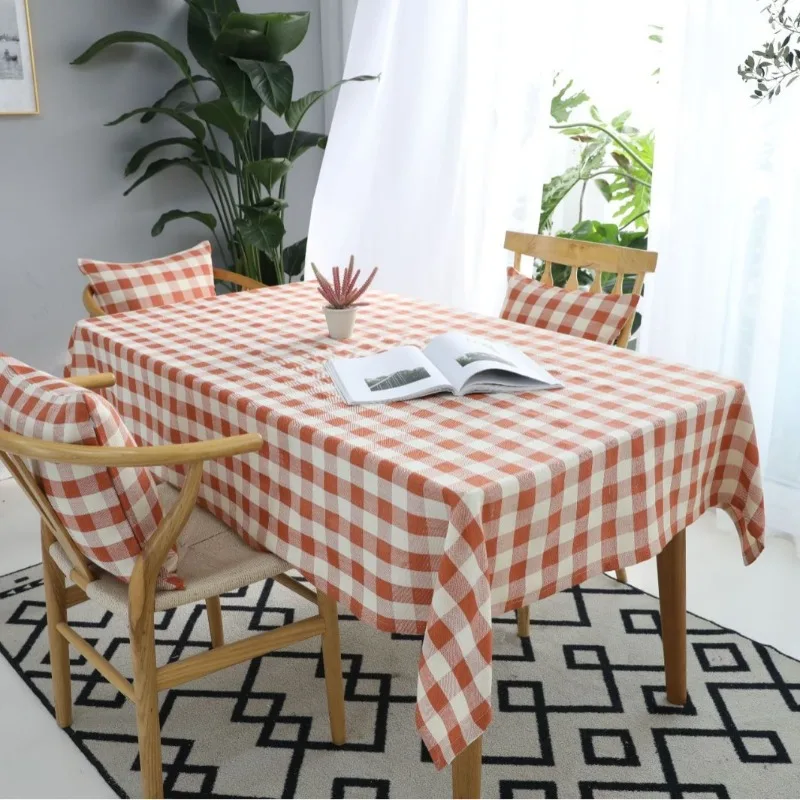 New Universal Popular Table Cloth Soft Comfortable Machine Washable Table Cloth Dustproof Minimalist Fit Most Tables Table Cloth