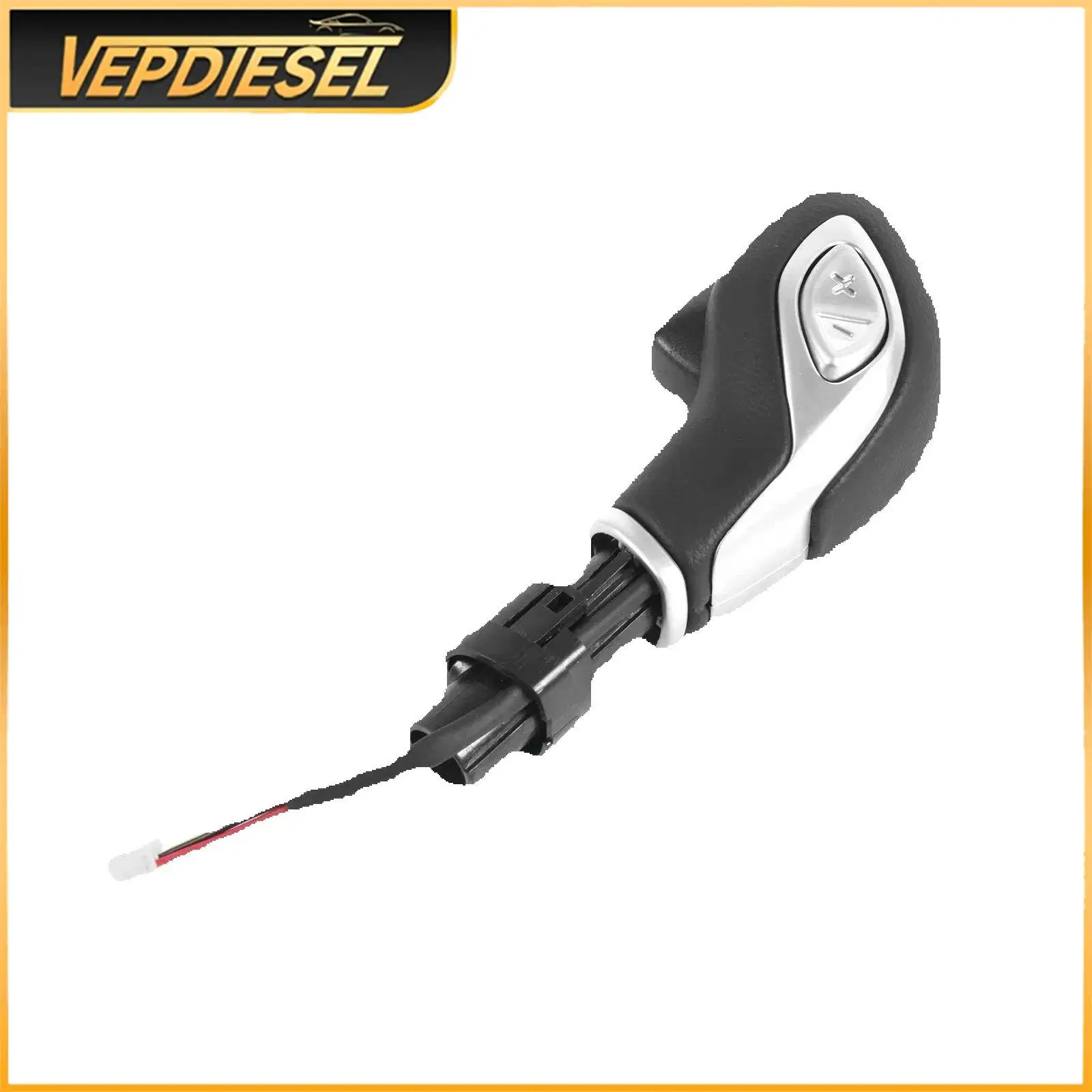 

Gear Shift Knob Shifter Lever for Ford 2013-2015 Escape Fusion Fiesta Black Silver