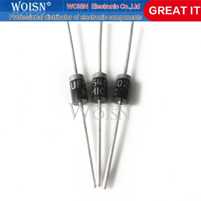 100pcs/lot UF5402 DO-41 Ultra Fast Recovery Rectifier