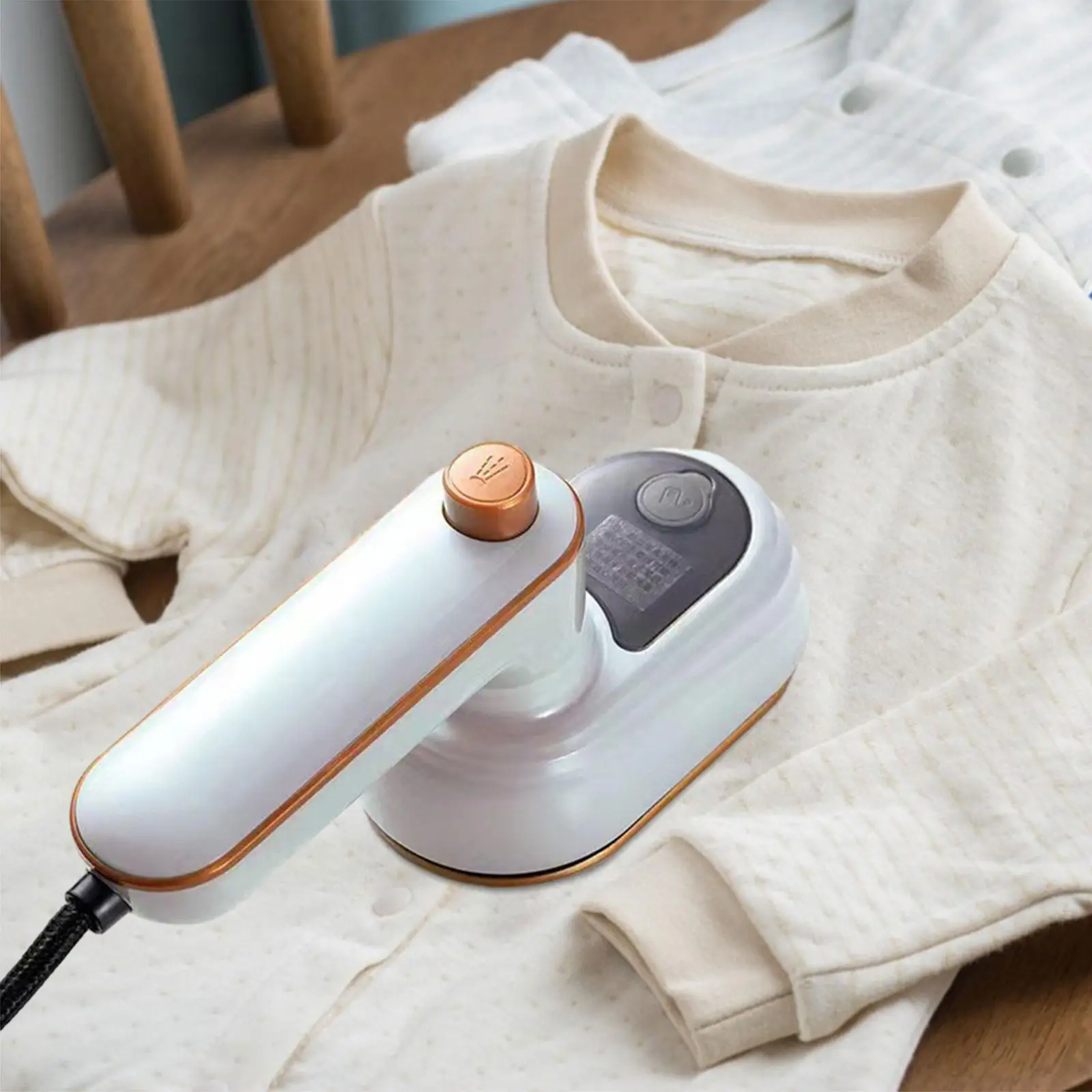 Corded Micro Steamer Iron Folding Handle 50ml Water Tank Sharp Corner Design for Baby Clothes Compact Hand Held Ironing Machine Corded Micro Steamer Iron Folding Handle 50ml Water Tank Sharp Corner Design for Baby Clothes Compact Hand Held Ironing Machine