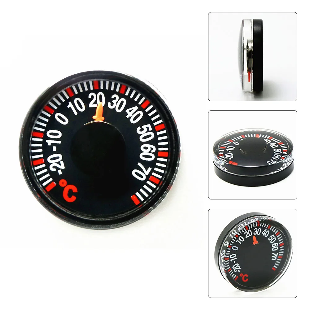 Highly Accurate and Precise Small Round Thermometer for Indoor Temperature Monitoring in Celsius No Battery Required