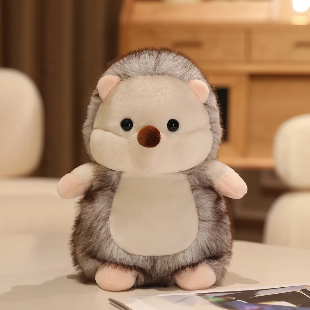 Schattig harig wit lam pluche schattig klein schaap knuffel beer egel pop knuffeldier kussen kawaii kerst verjaardagscadeau