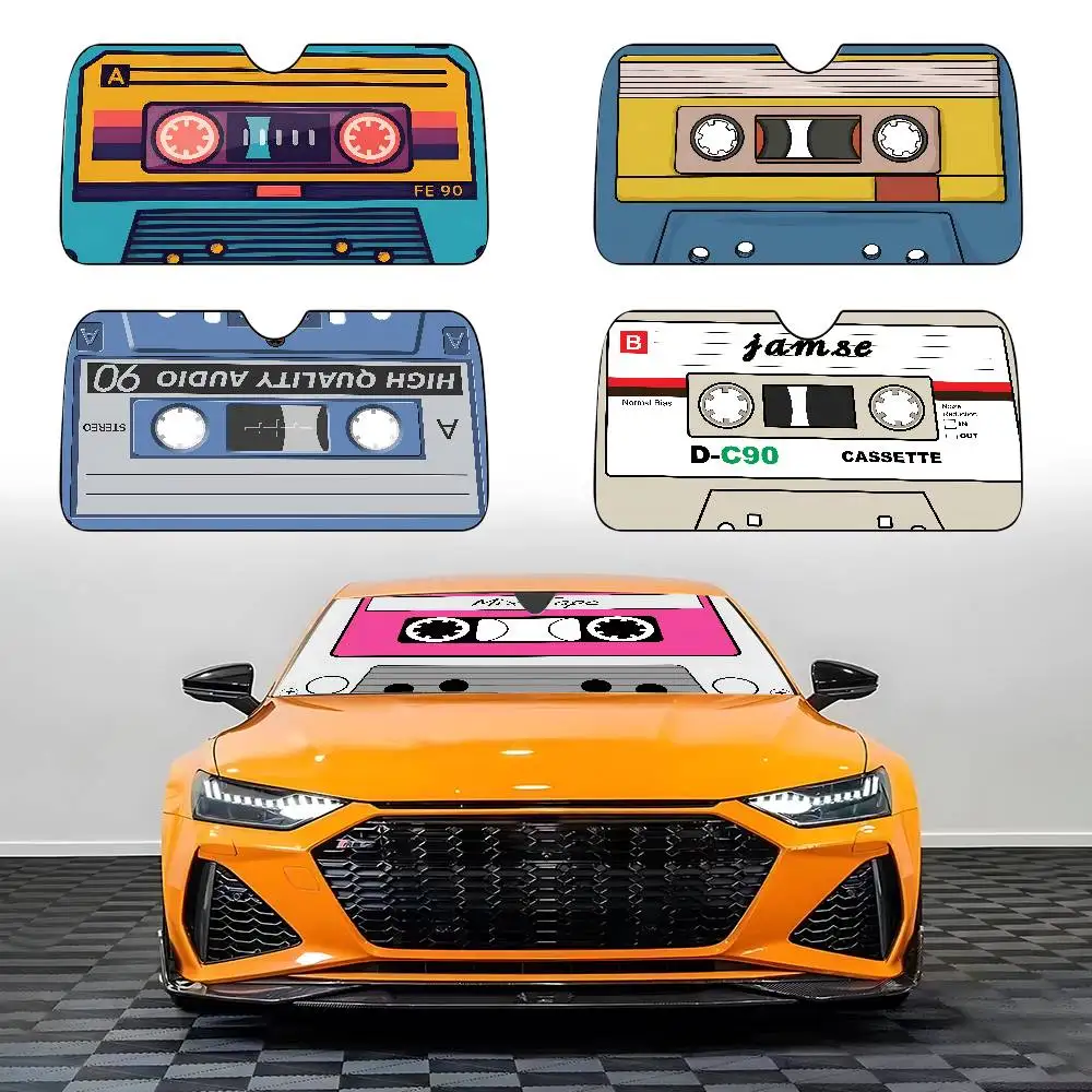 

Кассетная лента, автомобильный солнцезащитный козырек, автомобильный солнцезащитный козырек, универсальный складной козырек на ветровое стекло