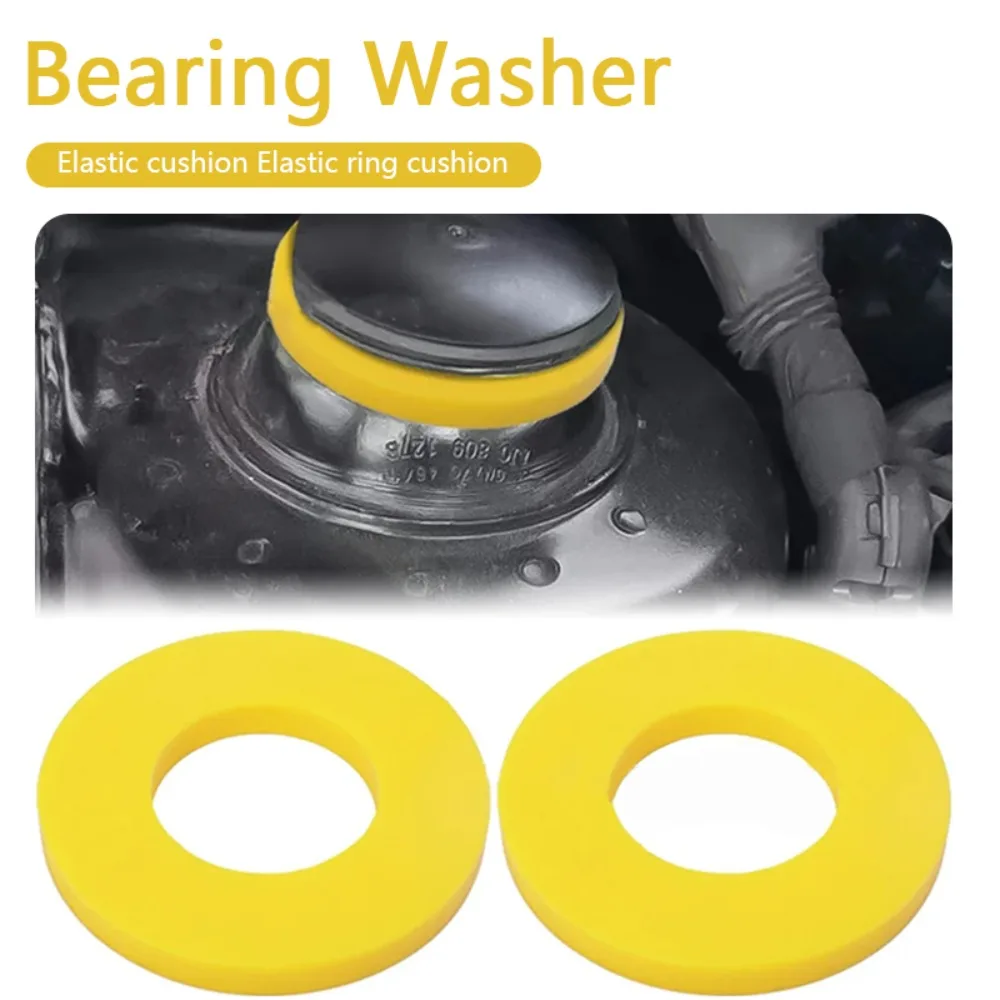 1/2/4Pc Rubber Buffer Front Strut Tower Mount Gap Fix Suspension Shock-Absorbing Rubber Bearing Washer Ring Pads Cushion Protect