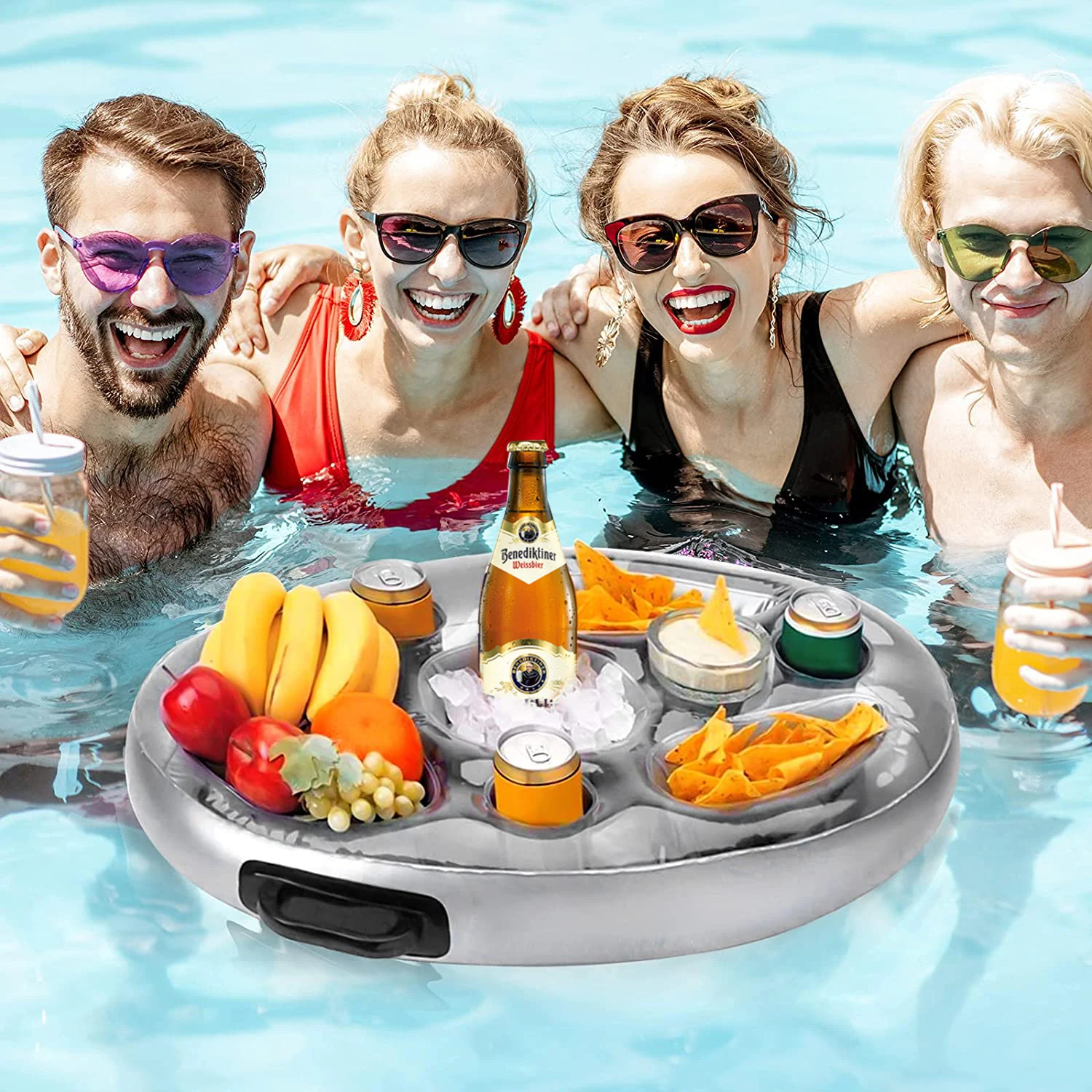 

Floating Drink Holder for Pool Hot Tub Accessories for Adults Pool Drink Holder Floats Swimming Pool Accessories for Adults