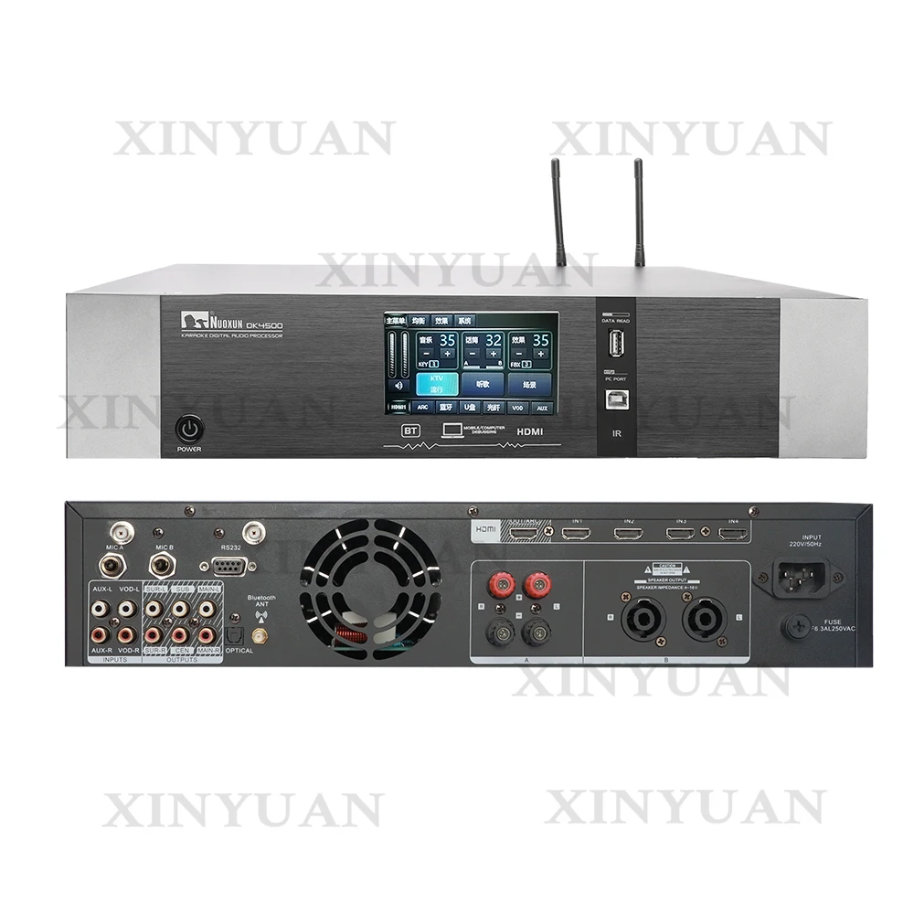 Power amplifier professional kTV digital echo effect high power home theater karaoke