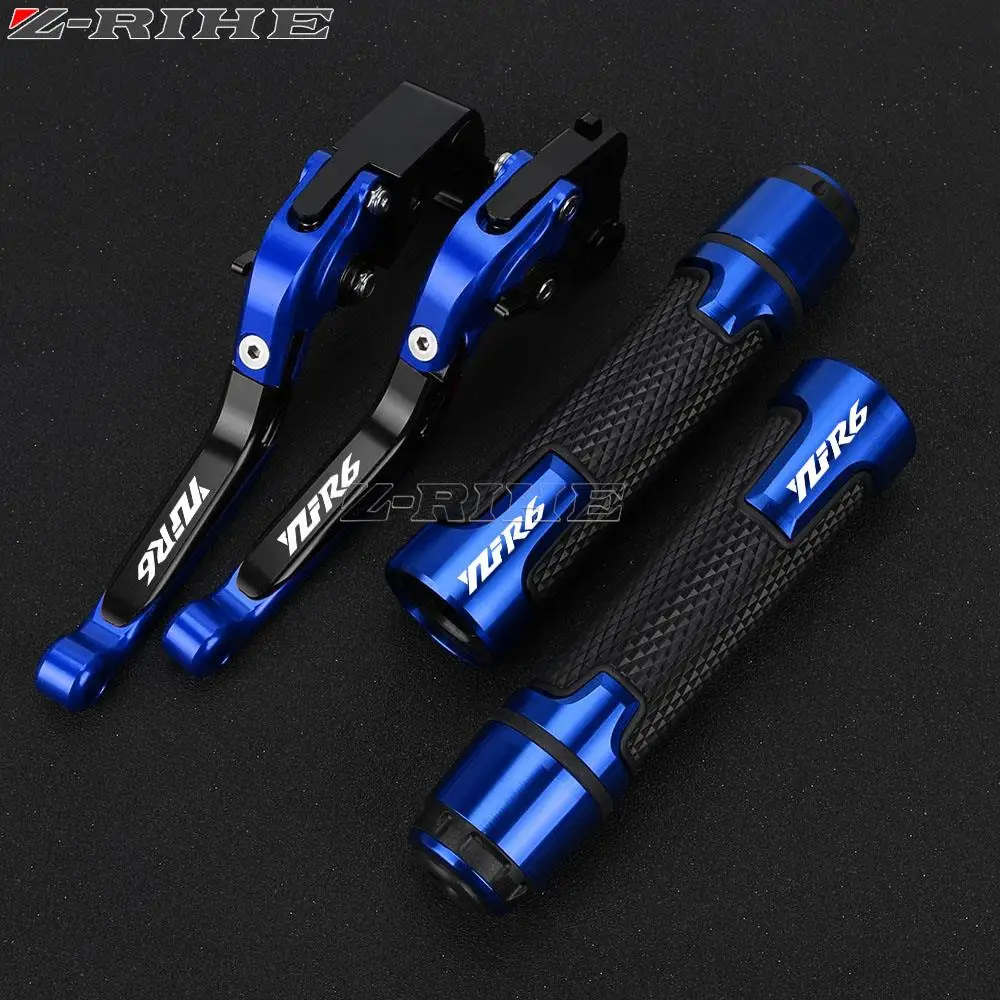 

YZF R6 Motorcycle Extendable Adjustable Brake Clutch Levers Handlebar grip For YAMAHA YZFR6 2017-2020 YZF-R6 yzf r6 2018 2019