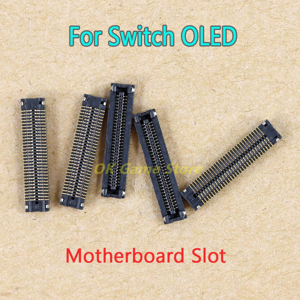 30pcs Motherboard Card Slot For Nintend Switch OLED Mainboard Socket Slot For NS Oled