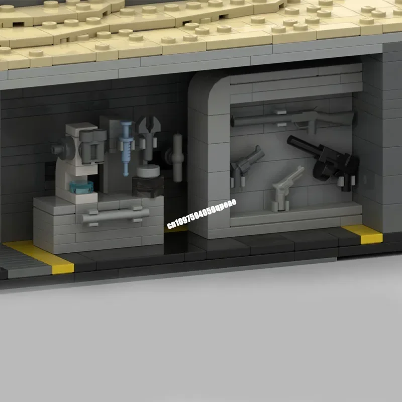 새로운 유명 난민 게임 시리즈 핵 대피소 보물 Moc 도시 스트리트 뷰 모델 맞춤 퍼즐 DIY 창의적인 아이디어 어린이 장난감 선물