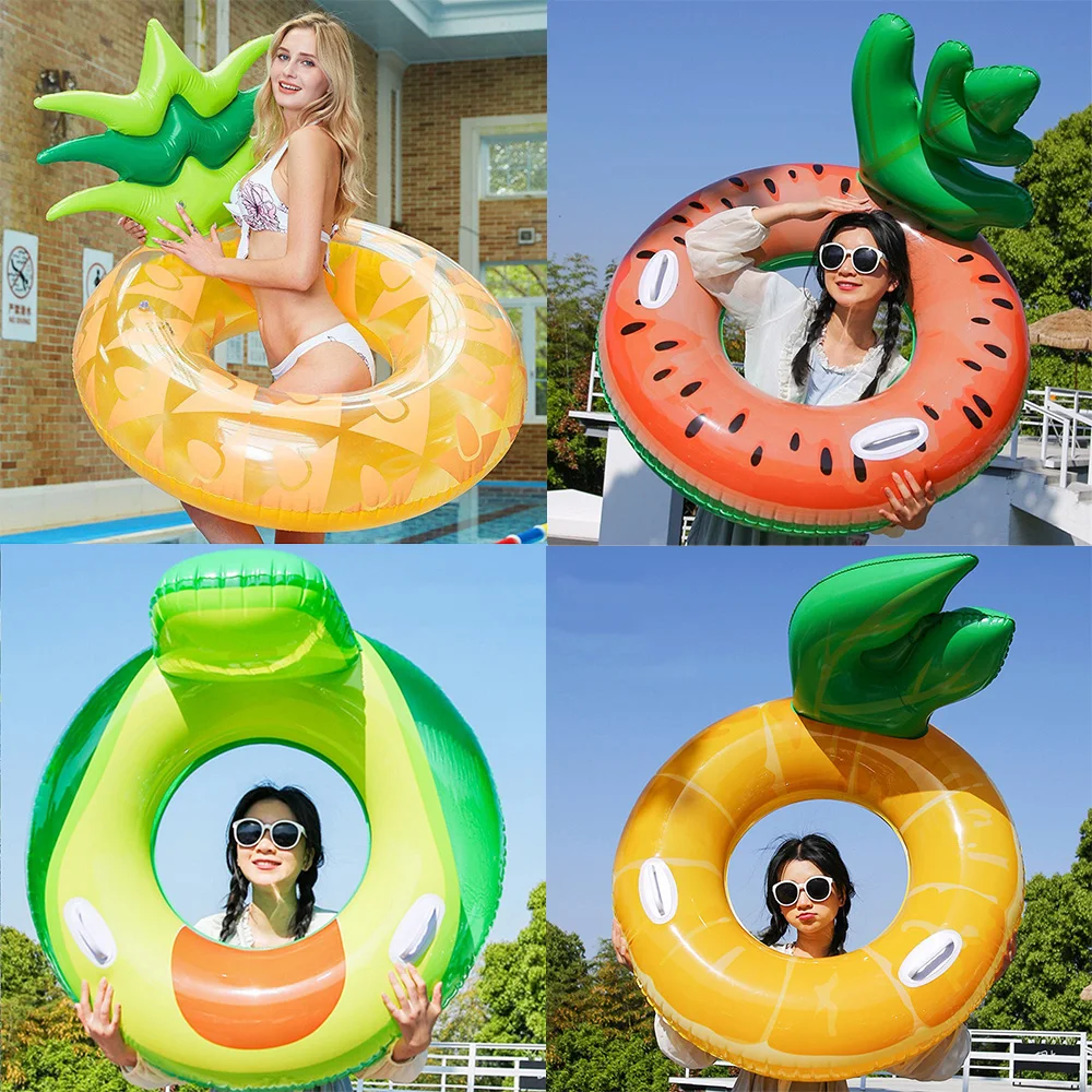 

Rooxin Swim Ring for Adults Water Play Tube Inflatable Pool Float Swimming Circle Summer Beach Pool Party Toys Photo Props