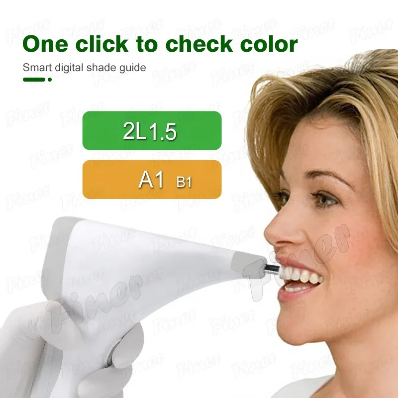 Den tal teeth color comparator professional teeth whitening gels guide shade 19 colors Den tal digital shade guide