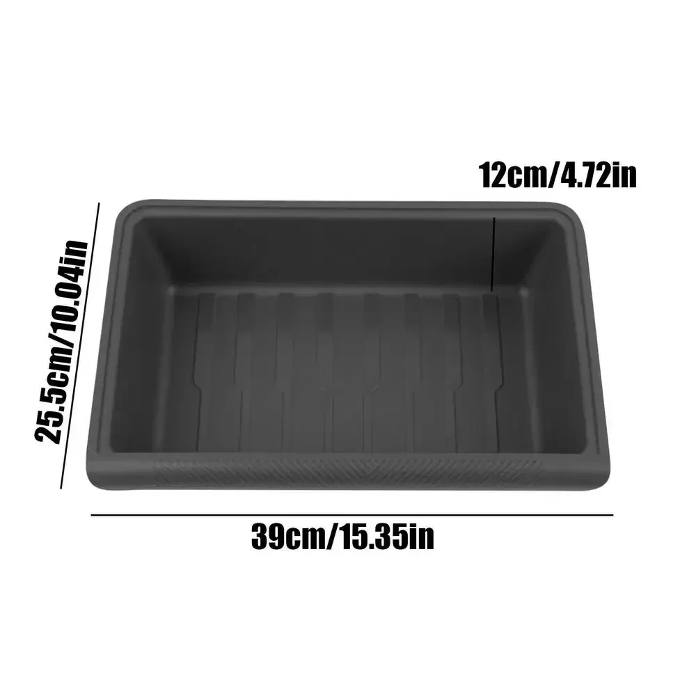 For Tesla Model Y Under Seat Storage Box Case Car Seat Organizer Vehicle Underseat Drawer Holder for Tesla Model Y Interior Tray