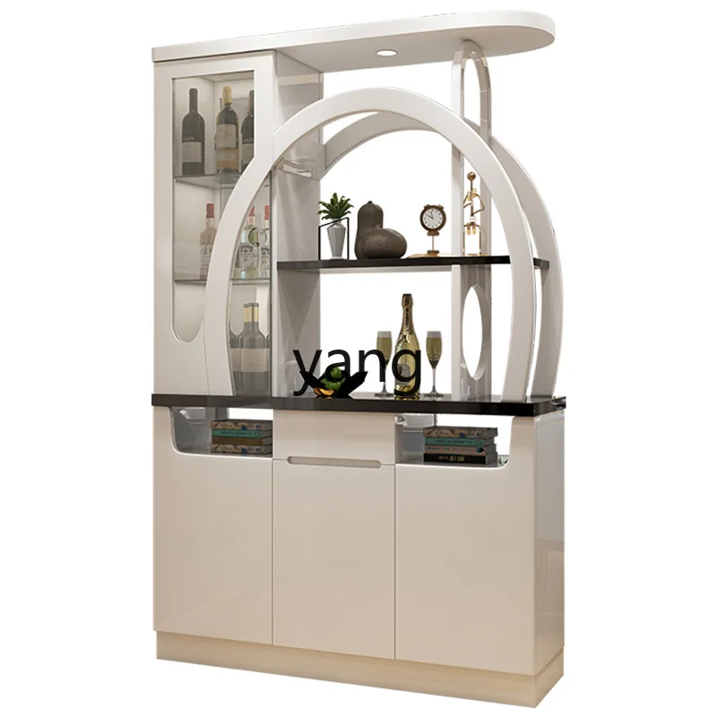 

LMM living room shielding double-sided screen shoe cabinet integrated entrance door simple room cabinet