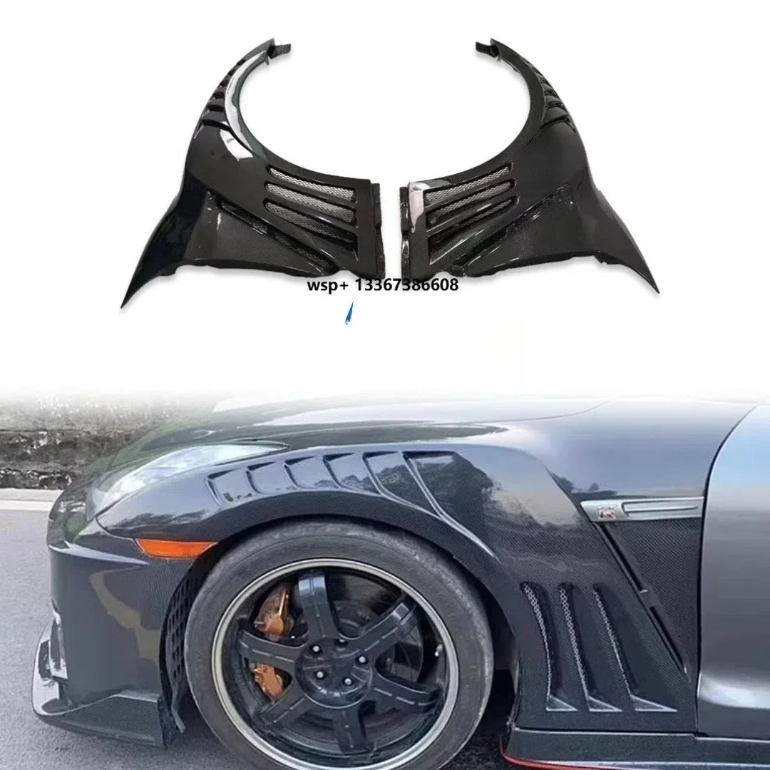 

KSUI New GT-R (R35) 2007 True Carbon Fiber Side Fenders Body Kit - Auto Parts Front Fenders Negotiable and Warranty