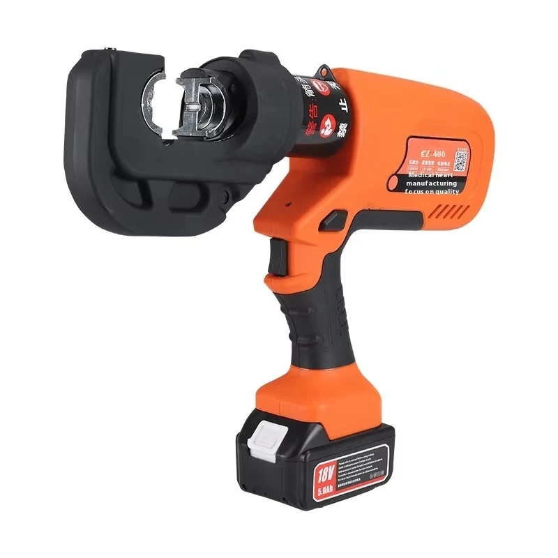 

YYHC-Portable Rechargeable Hydraulic Pliers EZ-300/400 Electric Crimping Tool Small Copper Aluminum End Crimping Device Digital