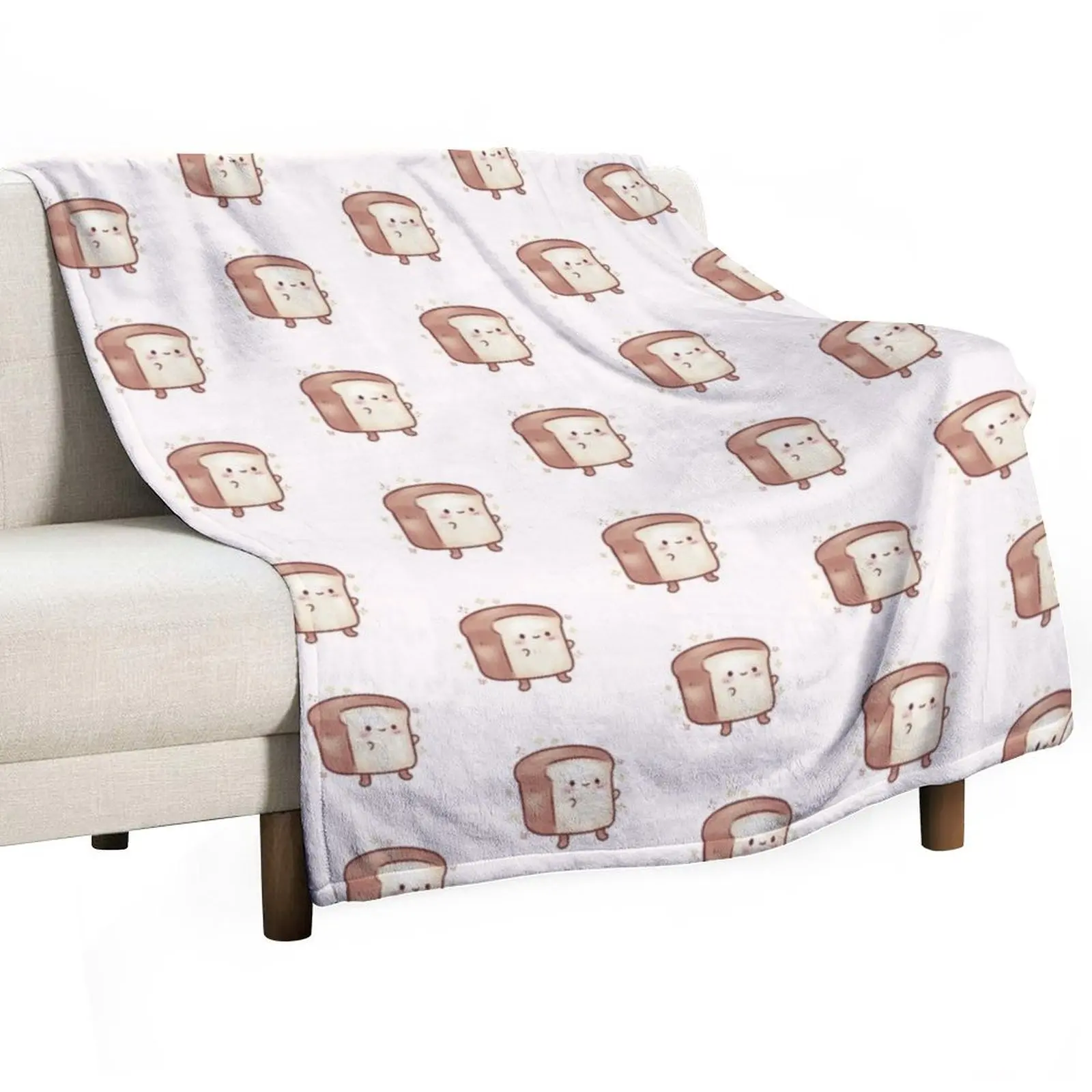 Cute Bread Throw Blanket Soft Big Polar Bed Fashionable Furry Soft Plaid for sofa Blankets