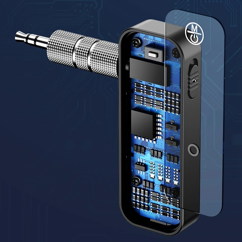 جهاز إرسال واستقبال بلوتوث AUX، محول صوت لاسلكي بلوتوث 2 في 1، جودة صوت بدون فقدان، التوصيل والتشغيل