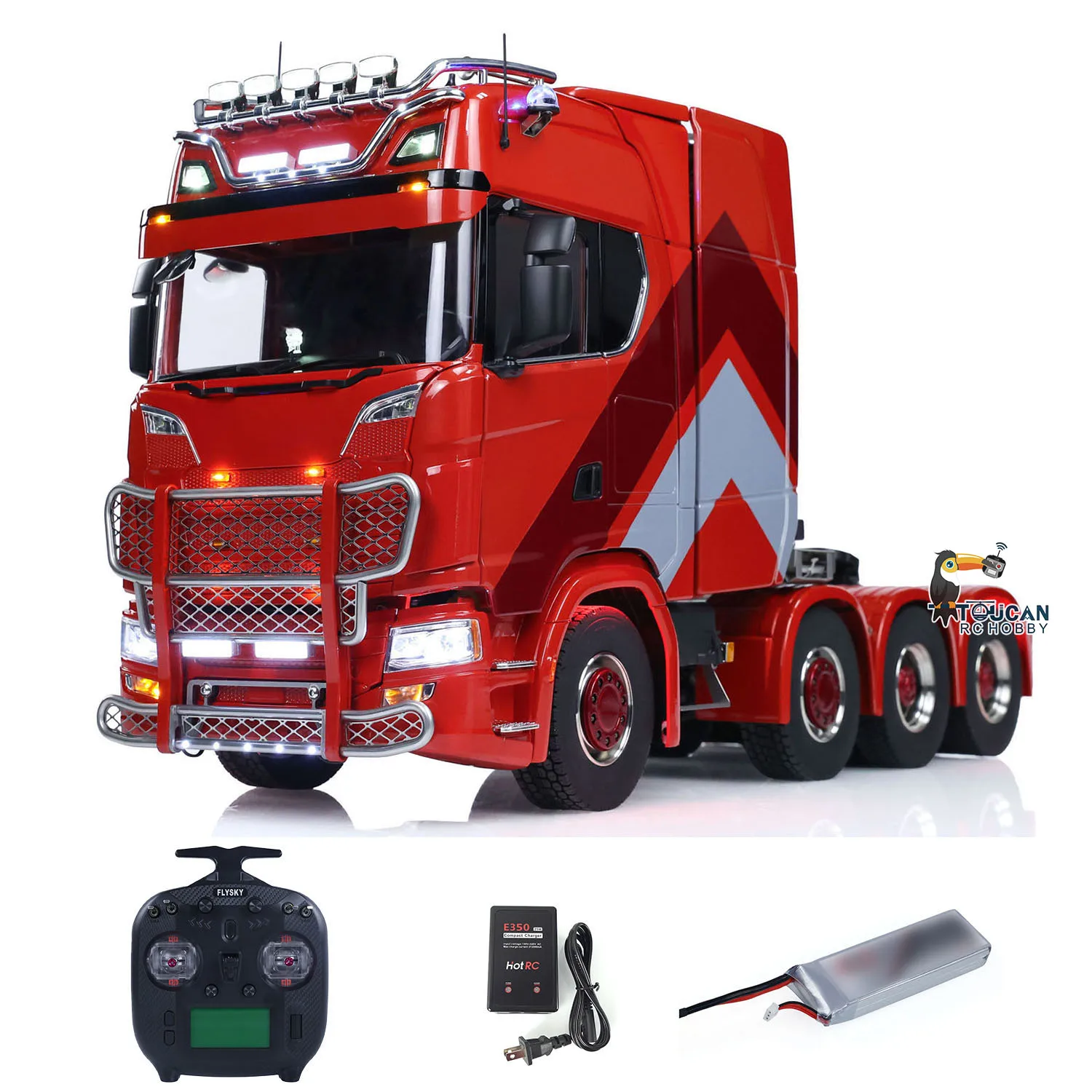 1/14 770S RCトラクタートラック 8x8 メタルシャーシ ラジコン DIY ローリー ロックディファレンシャル 3速 キャブサスペンション スモーキング ST8バッテリー