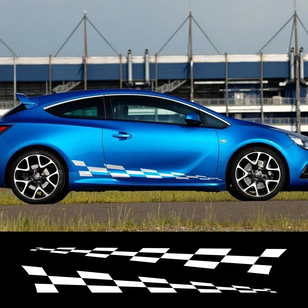 2PCS Auto Körper Aufkleber Sport Styling Vinyl Aufkleber Auto Dekoration Zubehör Für Suzuki Volvo Tesla Skoda VW Volkswagen Toyota