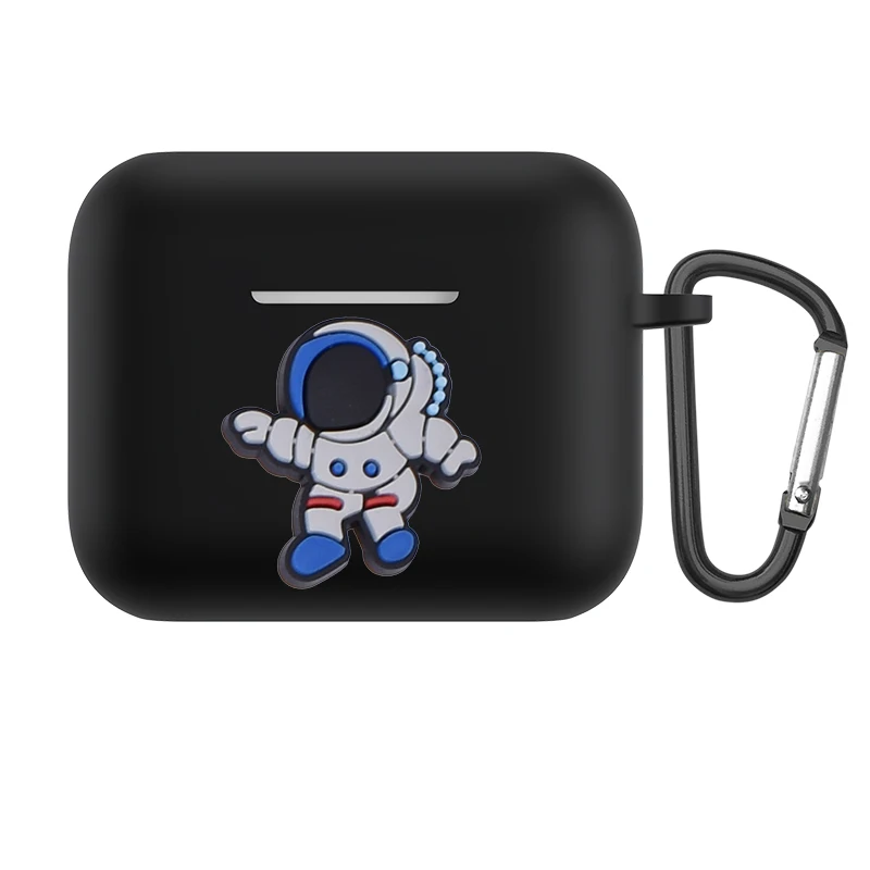 لطيف الكرتون الحال بالنسبة QCY T10 حالة لطيف ديناصور مضحك بطة الحيوان مكافحة سقوط سماعة سيليكون الحال بالنسبة QCY T 10 غطاء