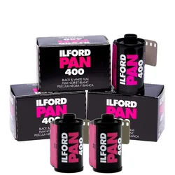 1-10 Roll ILFORD Pan 400 Black And White Film 135 35mm B&W Negative Film 36 Exposure/Roll Suitable For Kodak Film Cameras