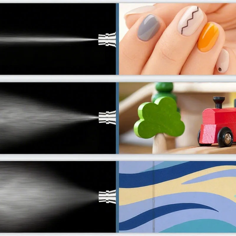 Compressor airbrush kit accessories for tattoo makeup, manicure paint, with 40psi automatic stop compressor kit