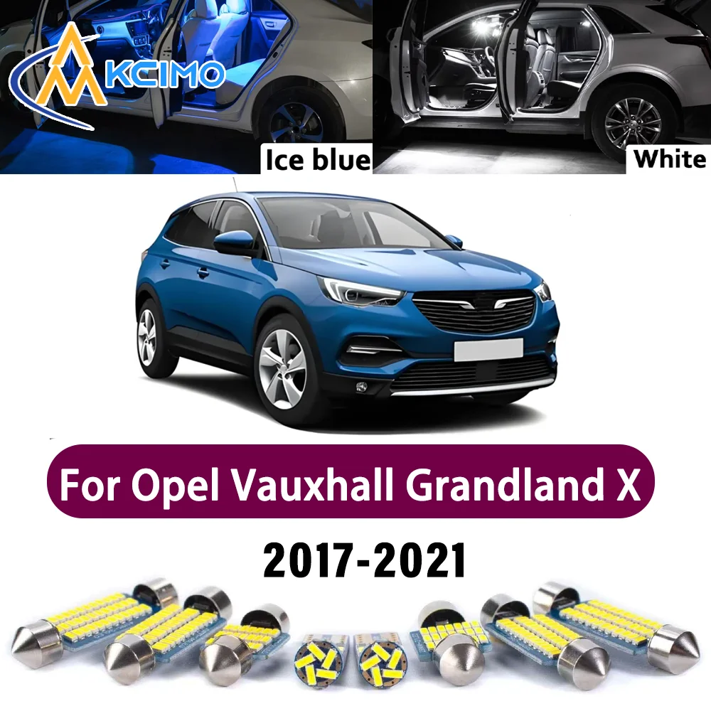 

KCIMO New LED Canbus Interior Reading Dome Vanity Mirror Light Kit For Opel Vauxhall Grandland X 2017-2021 Premium Bright Lights