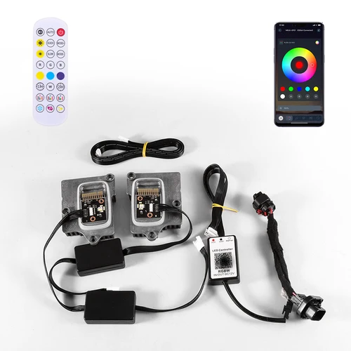 Imagen 2 del producto Módulo DRL RGBW para BMW Serie 2 M2 G42 G87 2022-2023 Chips de luz de circulación diurna se adapta a faros LED adaptables