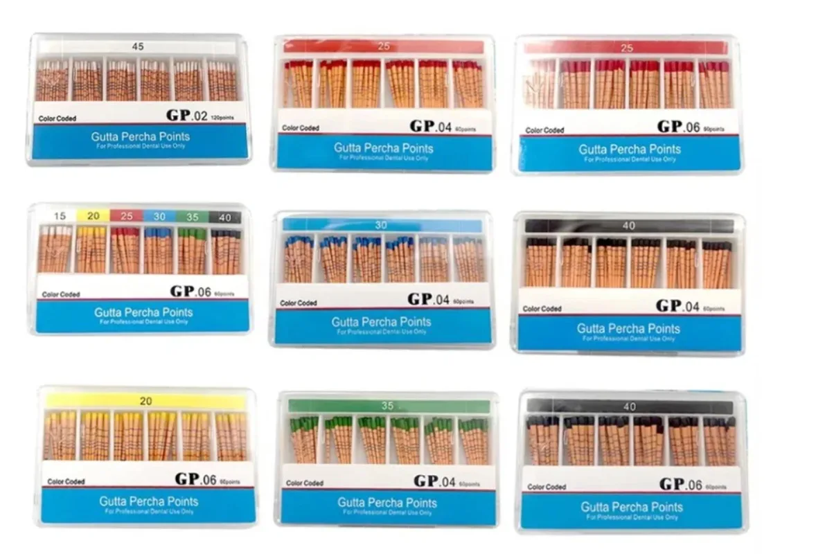 

10 коробок, стоматологические точки Gutta, конус 04 02 06, эндодонтия, впитывающая бумага, конус, Guttahanger, Gutapercha, стоматологическая эндодонция