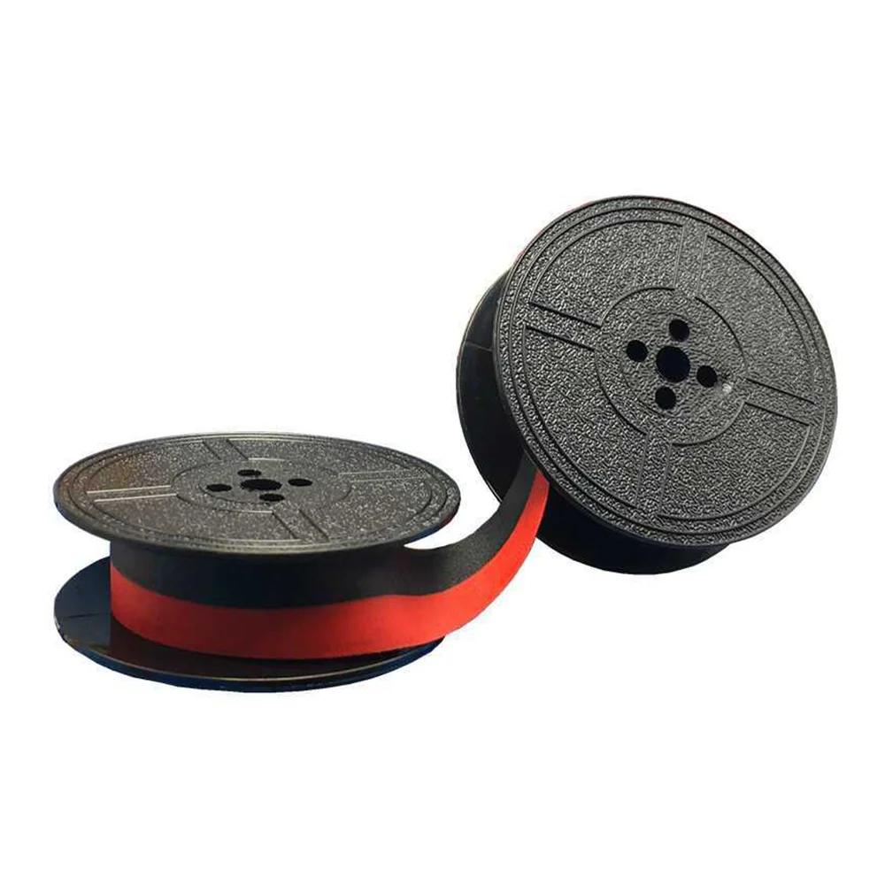 1Pack Typewriter Ribbon Twin Spool Typewriter Ribbon Red and Black Twin Spool Replacement Pack for Most Typewriter