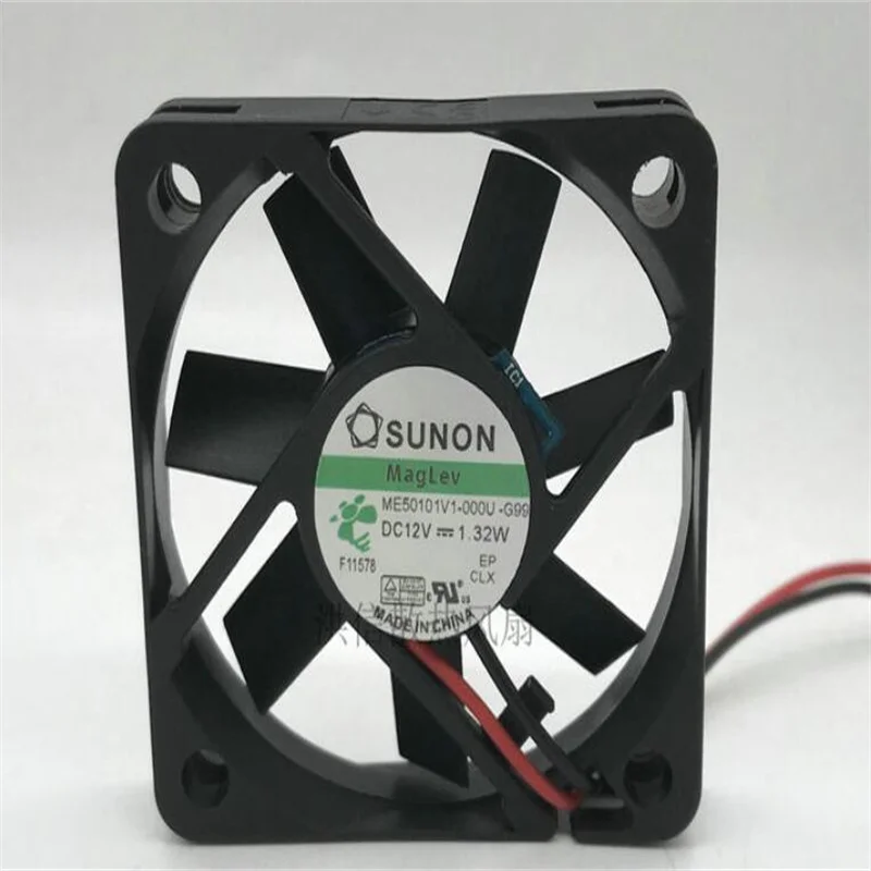 SUNON – ventilateur de refroidissement à deux fils, 5010 ME50101V1-000U-G99 DC12V 1.32W 50x10MM