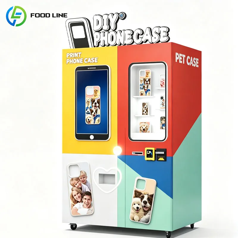 Custom Phone Case Machine Smart Vending Machine Self Service Phone Accessory Retail Kiosk Customized