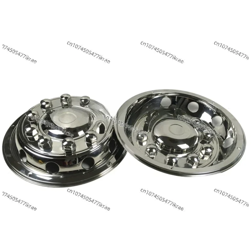 New 10 hole hubcap wheel cover 22.5 inch luxury all-inclusive bus van stainless steel modified car accessories