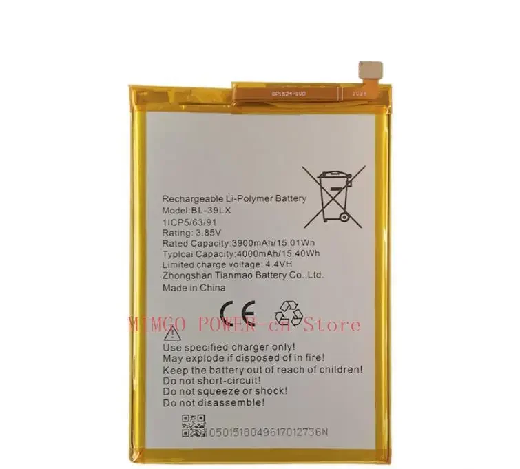 for For Infinix X653/X652/Smart 4/S5 Universal 39lt/39li Mobile Phone 39lx Battery