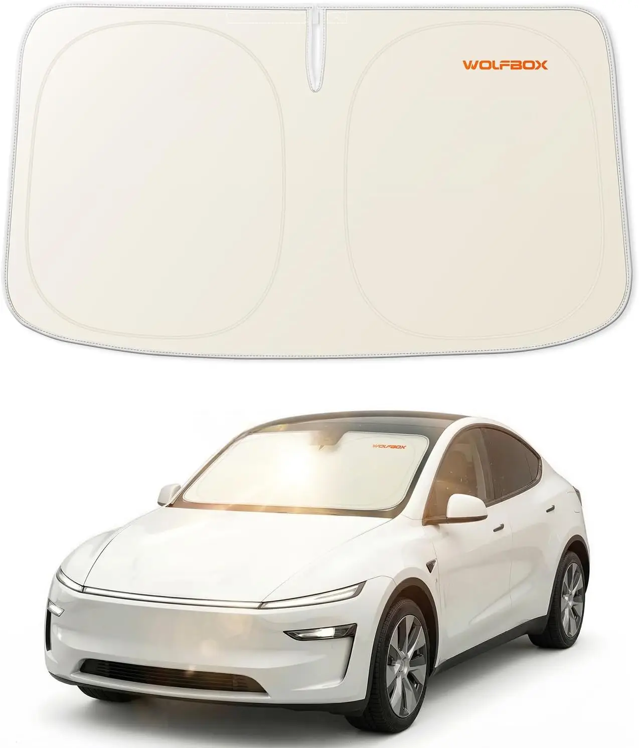 

Foldable Car Windshield Sun Shade Tesla Model Y/Model 3 - Advanced Thickened