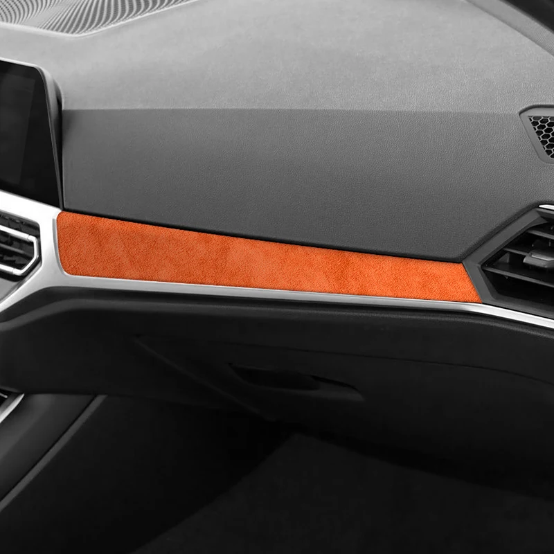 

For BMW 2020-Latest Model 3er G20 G21 G28 Center Console Dashboard Trim Sticker Car Interior Accessories Made of Alcantara