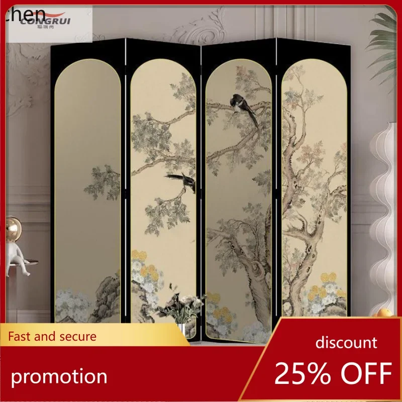 A2-27   Movable Screen Home Decor Double-Sided Folding Screen for Living Room and Office
