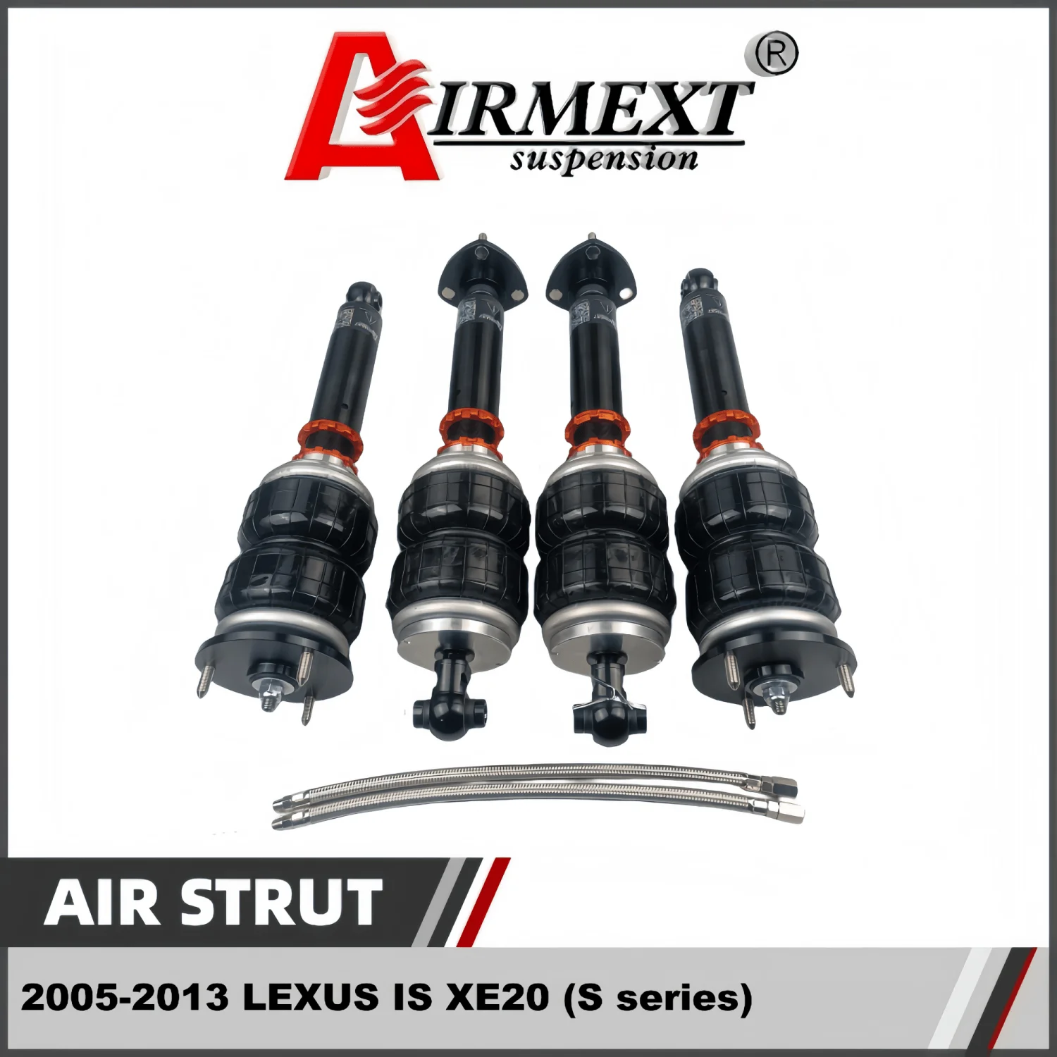 For LEXUS IS250 IS350 GS350 XE20 2WD (2005~2013) /Air strut pack/Reverse shocks+air spring assembly /Auto parts/pneumatic