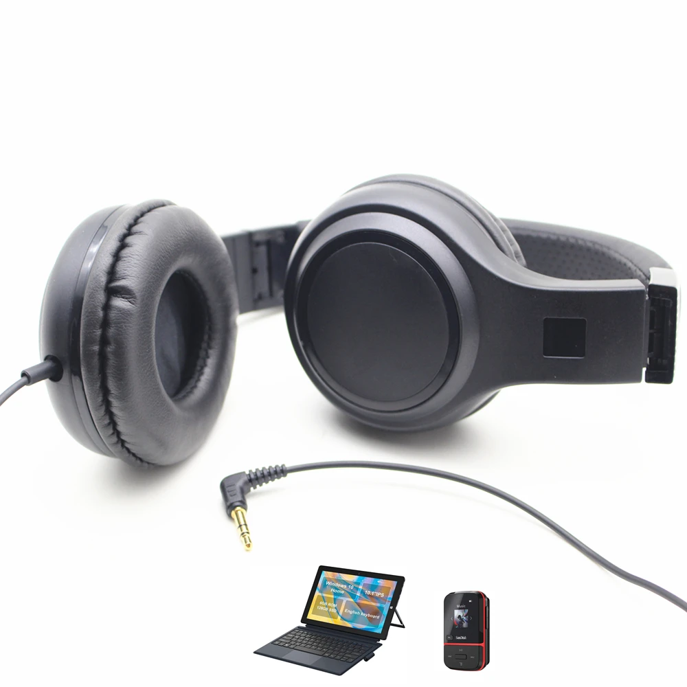 Over-Ear Headphones Lightweight Foldable & Portable Stereo Bass Headphones for Smartphone Tablet MP3 MP4 Players