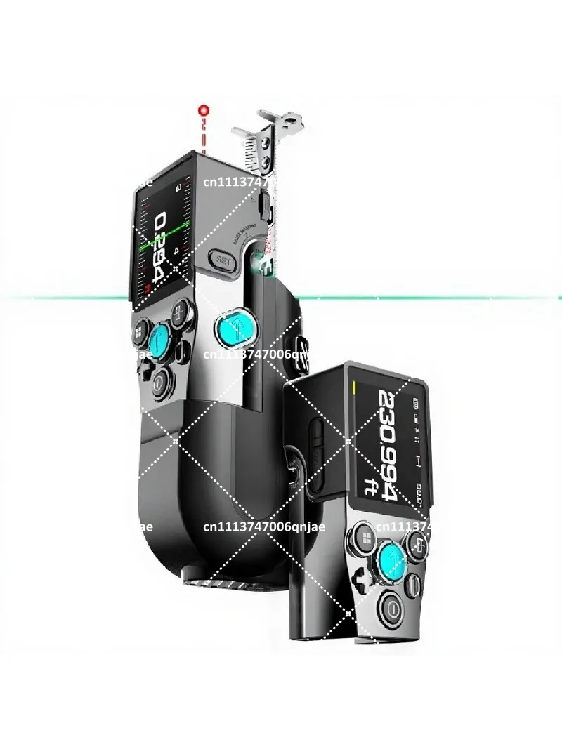 Handheld Laser Distance Meter, Three-in-One Multifunctional Tape Measure, Digital Measuring Tool