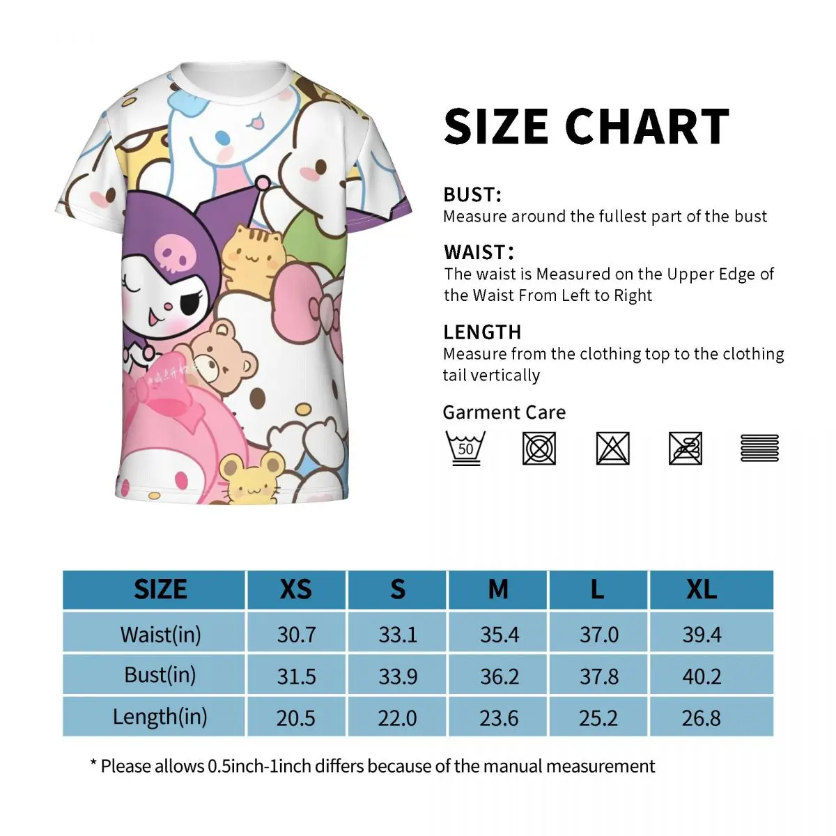 Camiseta cómoda y suave con estampado de Hello Kitty Friend, camisetas de tendencia keyword1, camisetas bonitas para niños, camisetas de verano