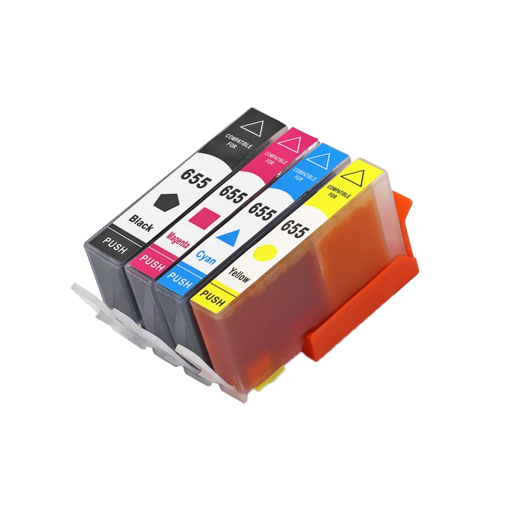 Compatible HP 655 655XL Ink Cartridge 655XL HP655  Replacement for HP655 Deskjet 3525 5525 4615 4625 4525 6520 6525 6625 Printer