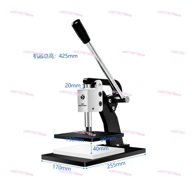 

Manual electric die-cutting knife die stamping machine, leather goods pendant cutting can be invoiced and free shipping.