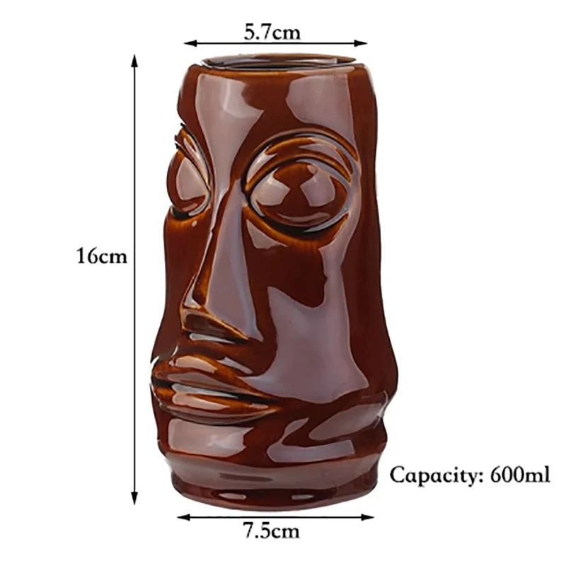 Tiki Mug Tiki Tumblers Ceramic Hawaiian Party Mugs Glasses