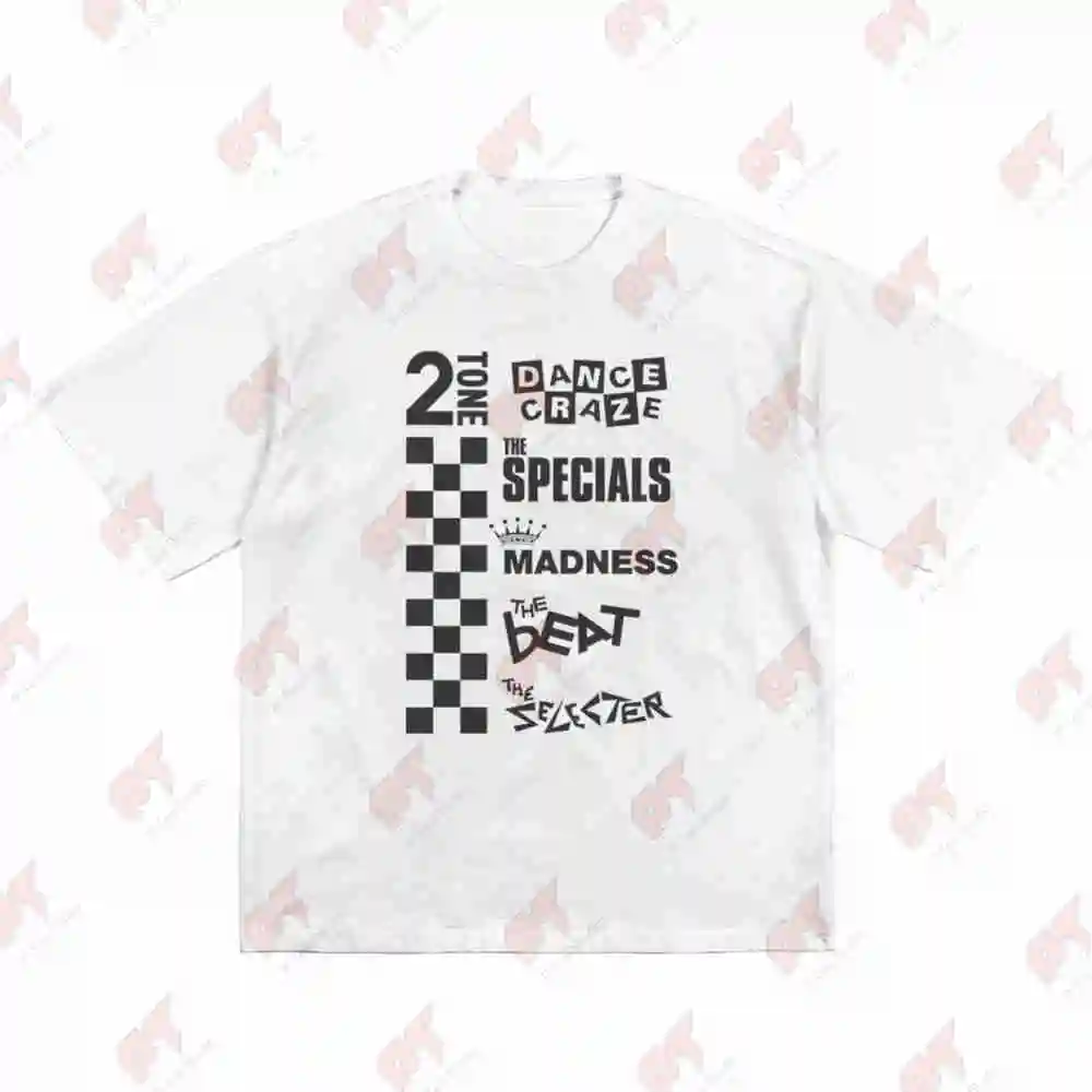 Dance Craze Ska The Specials Madness Short Sleeve Tee 100% Cotton T-Shirt
