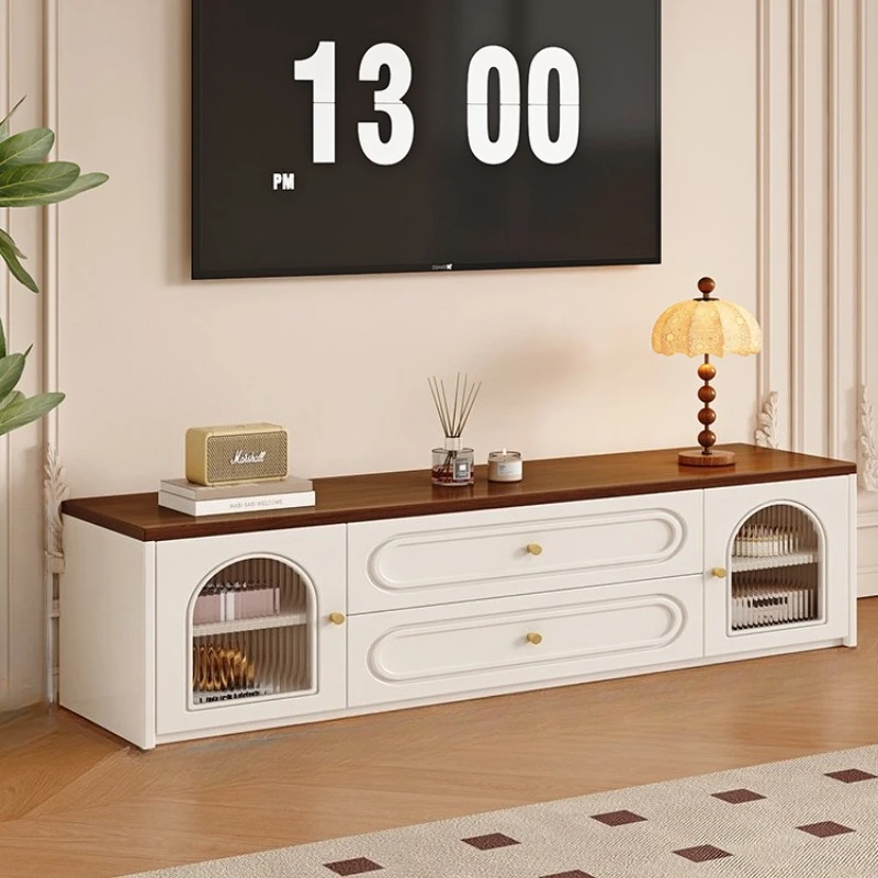

Solid wood TV cabinet French retro living room large capacity house furniture modern طاولة تلفزيون لغرفة المعيشة table for tv