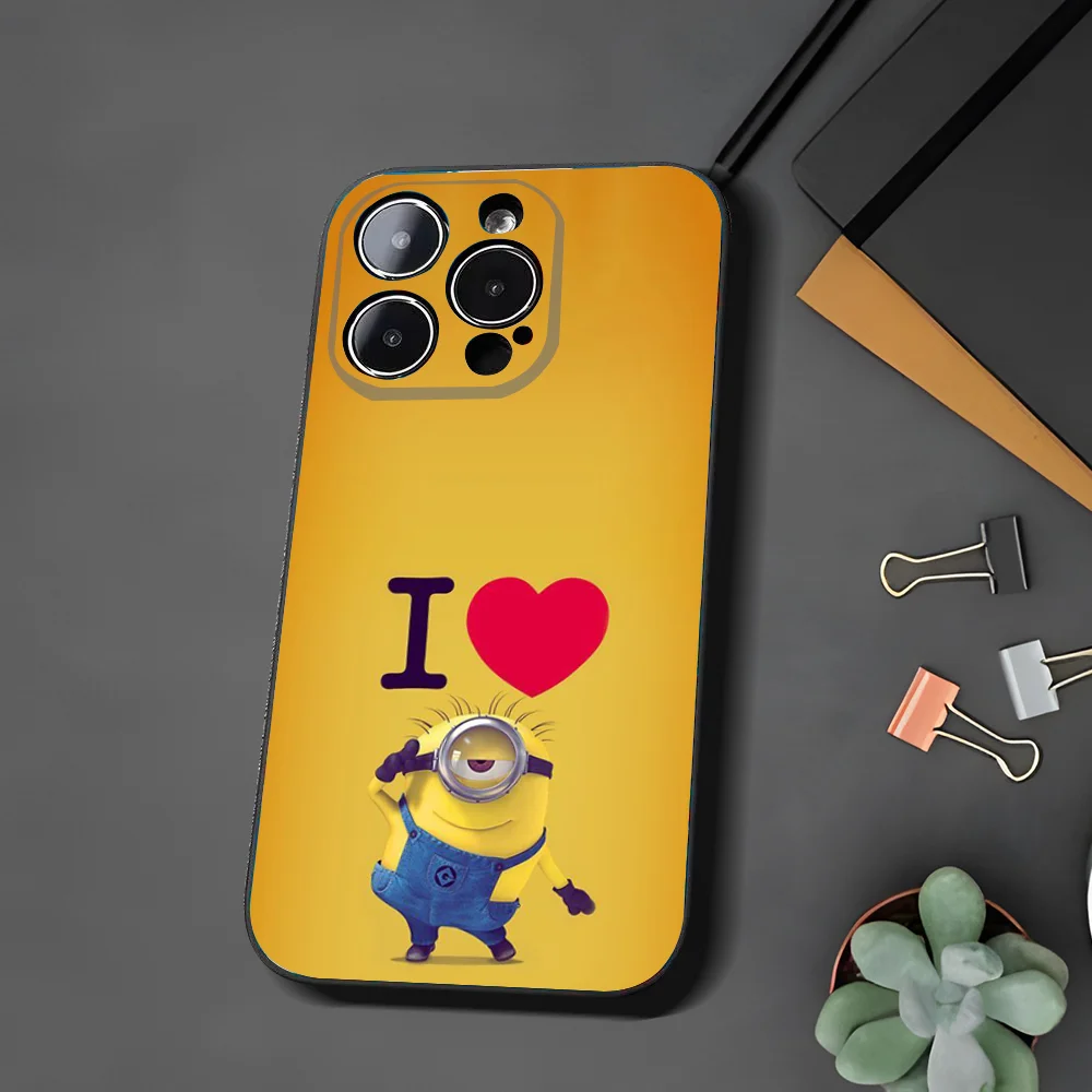 M-Minion Phone Case For Iphone 15 11 13 14 Pro Max 7 8 Plus X Xr Xs Max Se2020 12mini Cover Case
